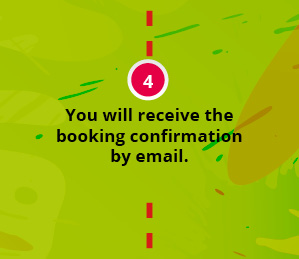 You will receive the booking confirmation by email