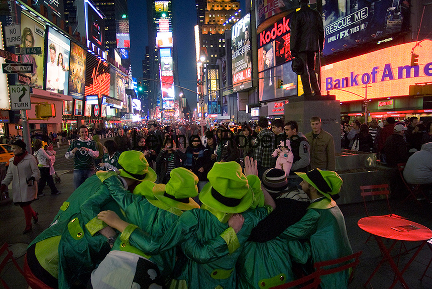 St Patricks Day Celebrations In Times Square