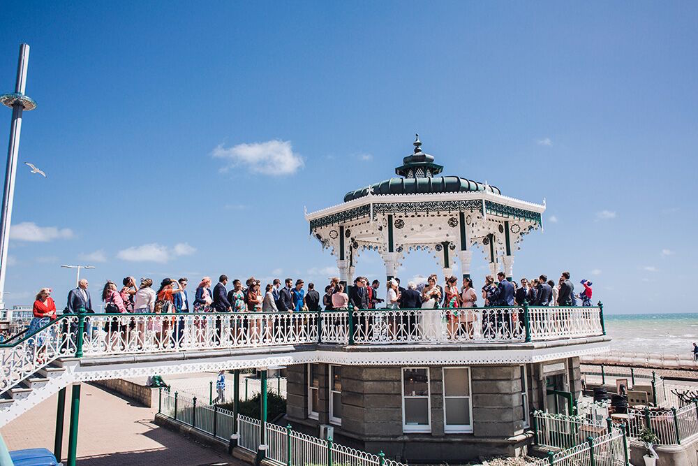 Real Wedding Blog Brighton Bandstand Wedding with The Mixtape