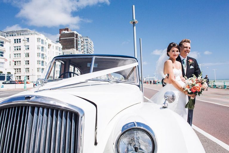 Real Wedding Blog Brighton Bandstand Wedding Car