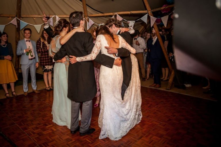 Real Wedding First Dance Tipi Wedding With Live Band