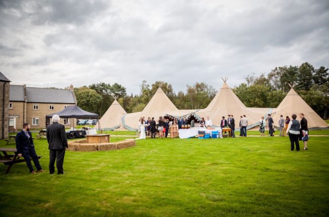Real Wedding With Tipi