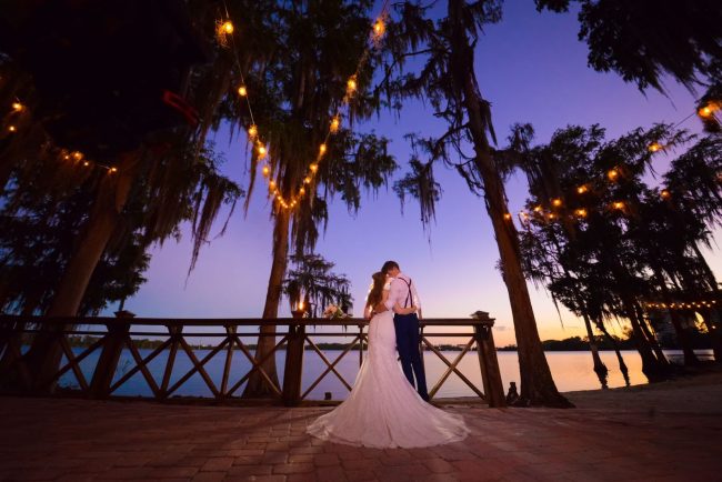 Florida Beach Wedding, Evening, Lighting