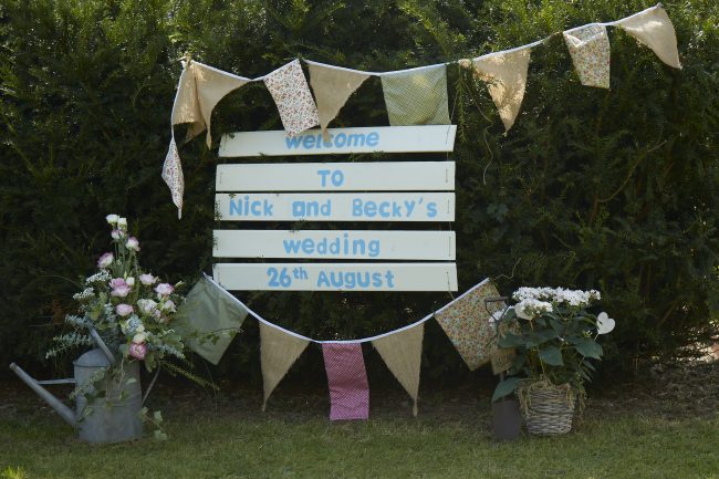 Wedding Sign Country Theme