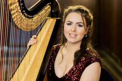 north west wedding harpist