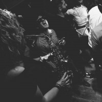 Zebra Plays Saxophone