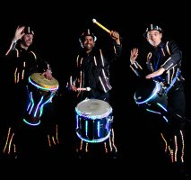 Glow Drummers