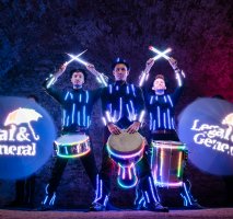 Glow Drummers