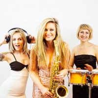 Glam Sax - Percussion & DJ Trio