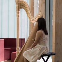 The Azure Harpist