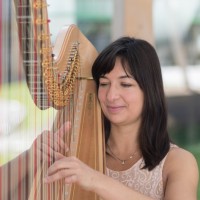 The Azure Harpist