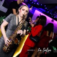 Clare Plays Sax