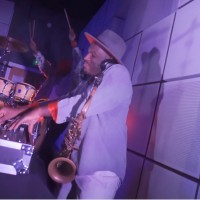 Richie Plays Saxophone