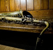 Mike Plays Saxophone