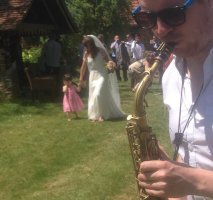 Mike Plays Saxophone