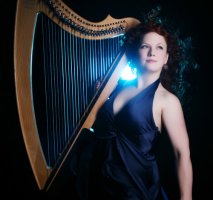 Rachael the Cheshire Harpist