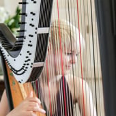 Lizzie The Harpist