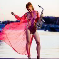 Samantha Plays Sax