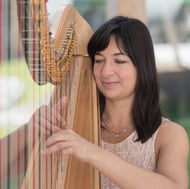 The Azure Harpist