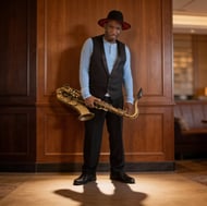 Richie Plays Saxophone