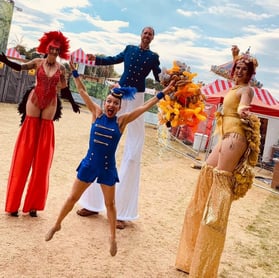 Stilt Walking Characters