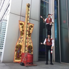 Acrobat Juggling Duo