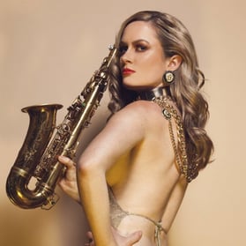 Abi Plays Sax