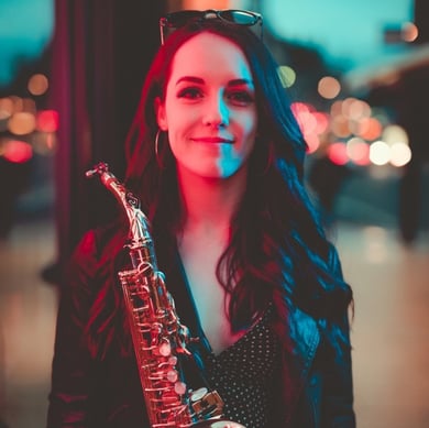 Emma On Sax