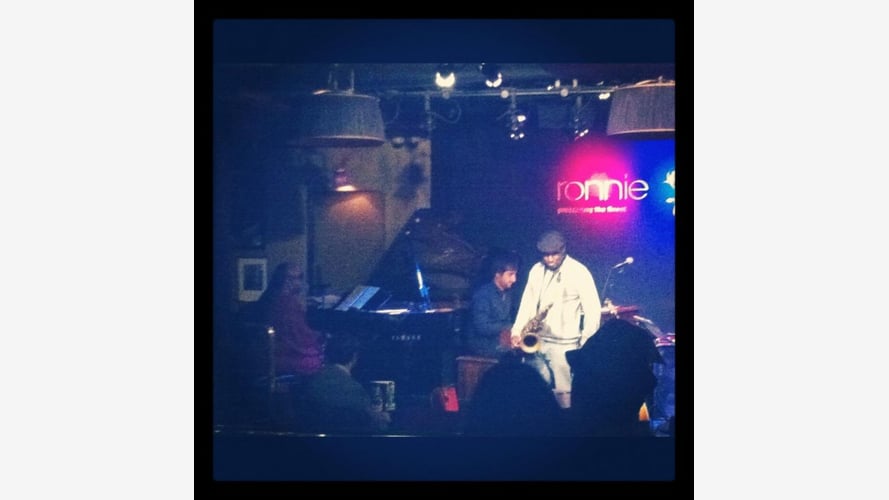 Richie Plays Saxophone