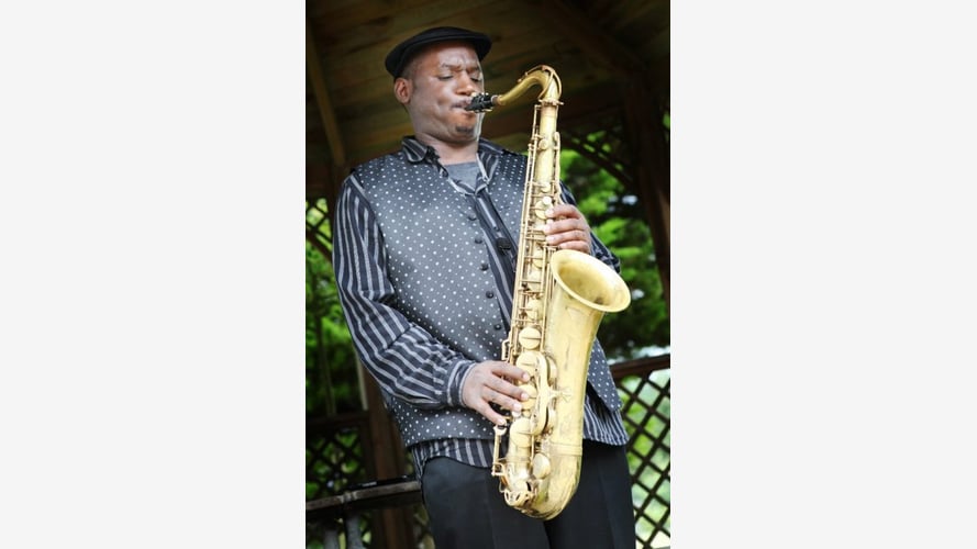 Richie Plays Saxophone
