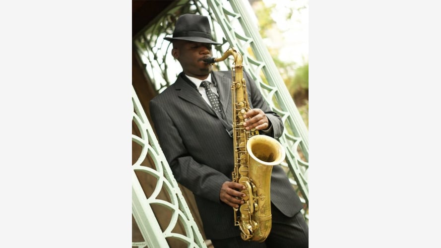Richie Plays Saxophone