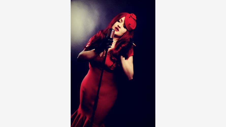 Miss Ruby Rouge - Vintage Singer