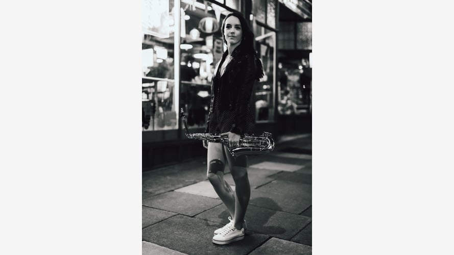 Emma On Sax