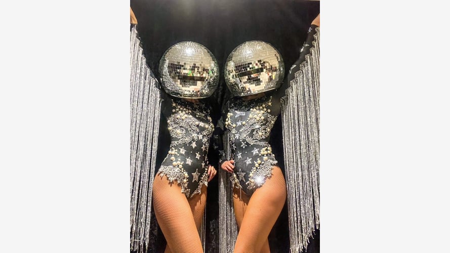 Luxe Disco Ball Performers