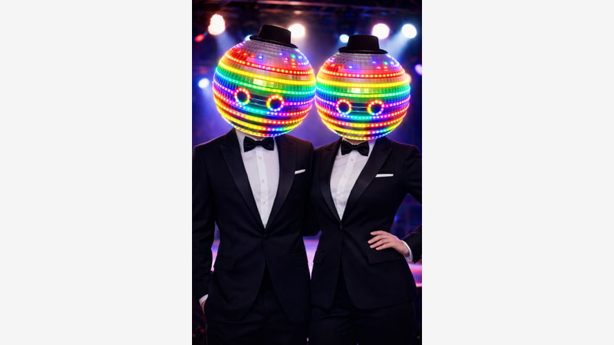 Luxe Disco Ball Performers