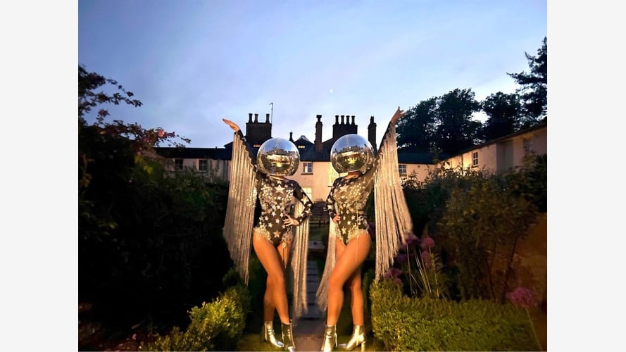 Luxe Disco Ball Performers